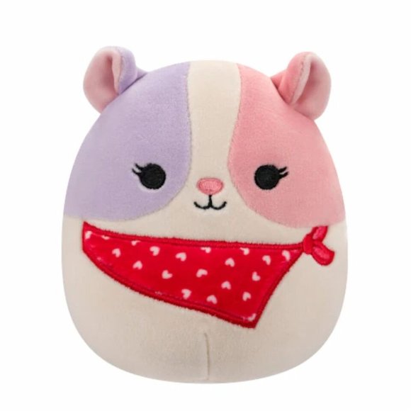 Squishmallows Other - Squishmallows 8" Valentines Niven the Guinea Pig with Bandana NWT